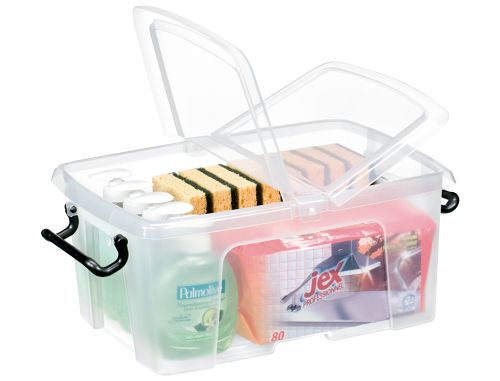 Caixa de armazenagem cep 12 litros transparente com tampa 370x270x170 mm , Cep , 57162 , 5021711039535